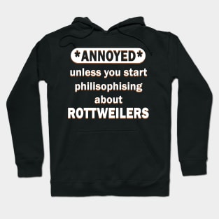 Rottweiler Fan Dog Dream Puppy Sayings Hoodie